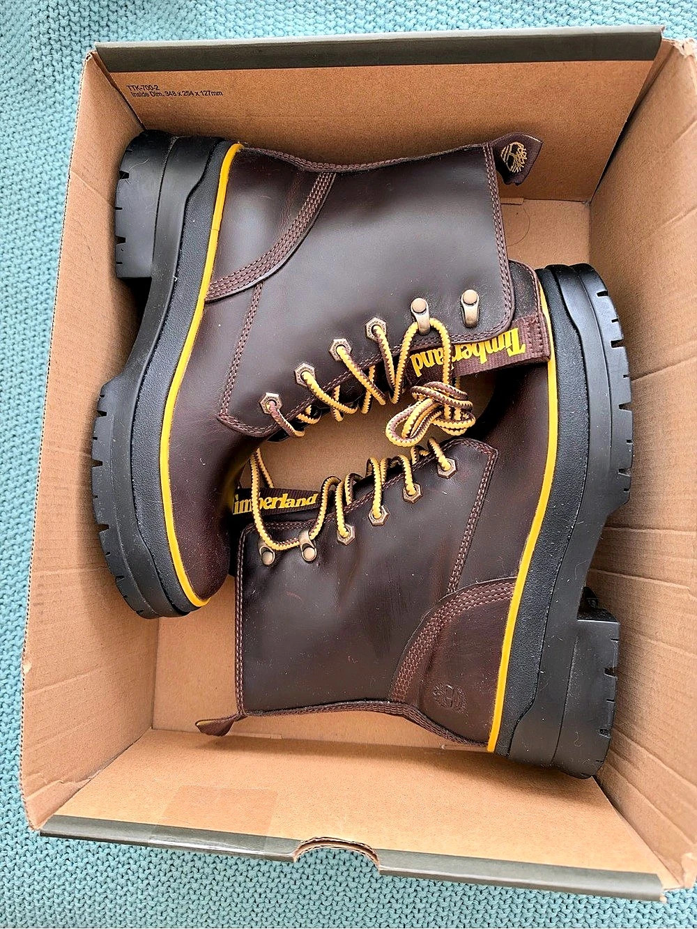 Timberland Malynn EK+ Mid Lace-Up Waterproof Boot Brown & Yellow US 6